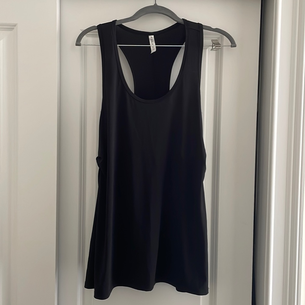 Fabletics black twist tank